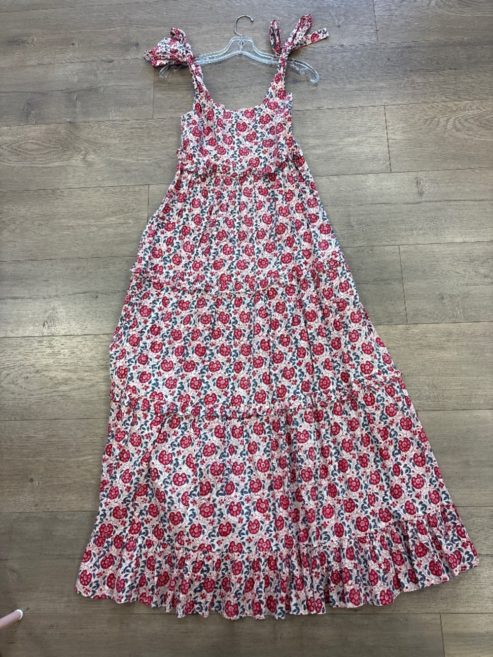 Anna Cate maxi smocked floral dress